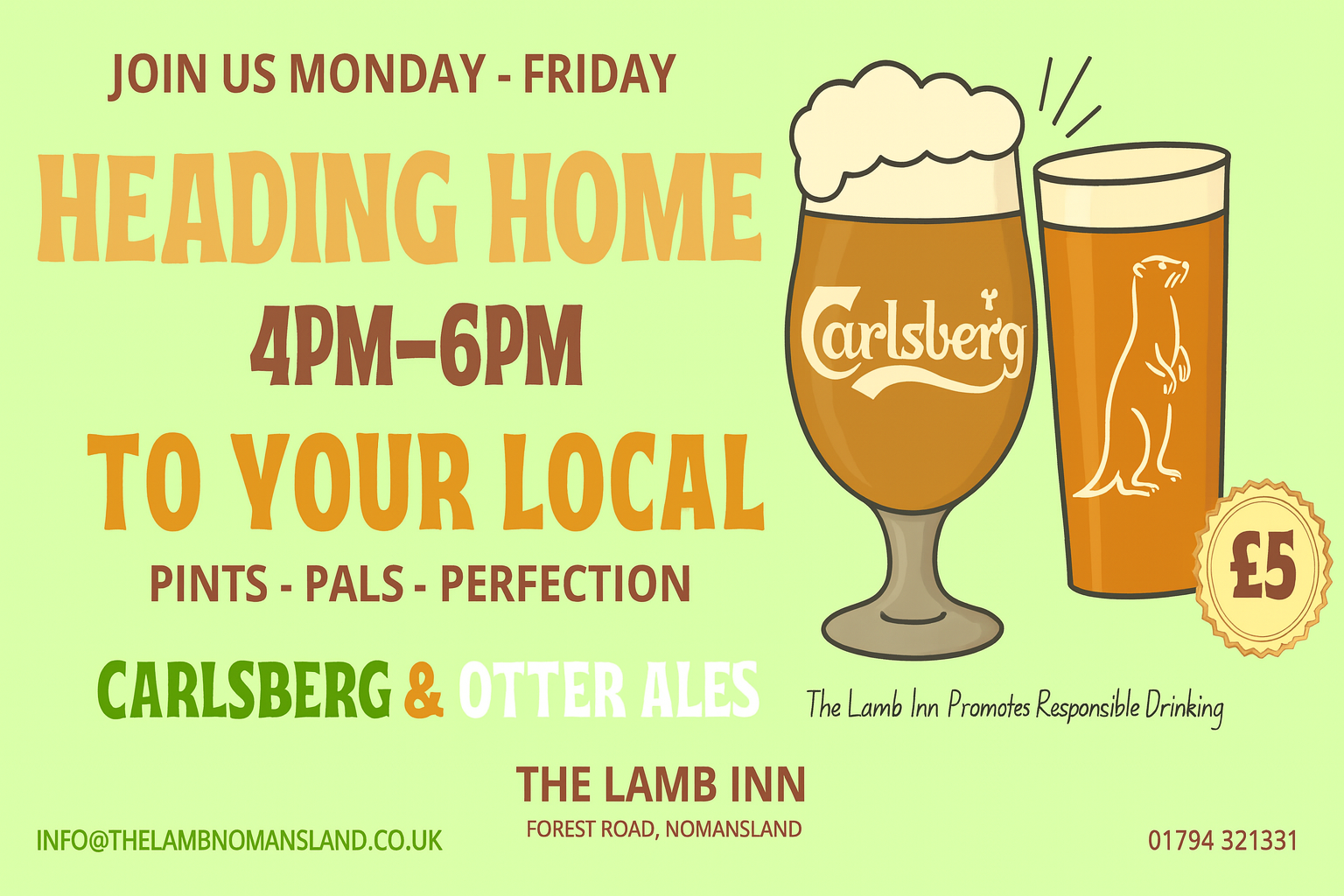 Heading Home to Your Local – The Lamb Inn Nomansland